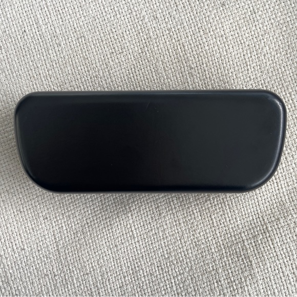 COACH Black Faux Leather Hard Dome Case for Glasses Sunglasses & Cloth Brand New - Picture 8 of 8